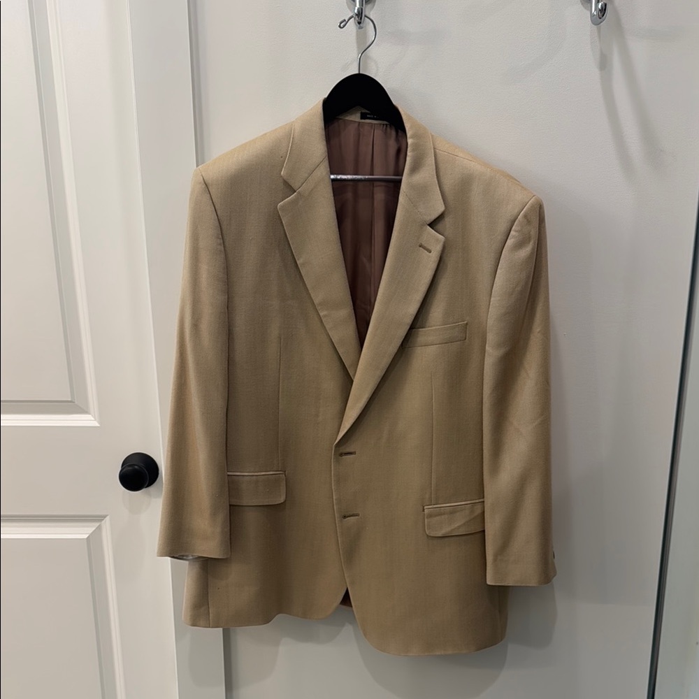 Lauren Ralph Lauren Tan Sport Coat Lightweight Elegance